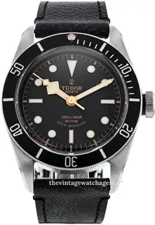 Tudor Tudor Heritage Black Bay 79220N-LEATHER 41mm Stainless steel Black