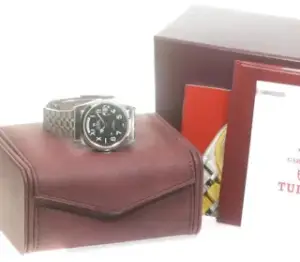 Tudor Tudor Prince 76200 35mm Stainless steel Black