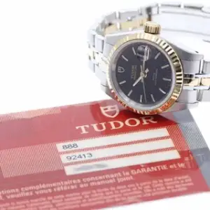 Tudor Tudor Prince 92413 25mm Yellow gold and Stainless steel Black