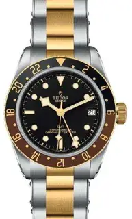 Tudor Tudor Black Bay GMT M79833MN 41mm Yellow gold and Stainless steel Black