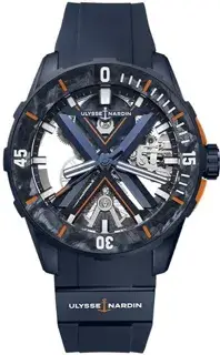 Ulysse Nardin Ulysse Nardin Diver 3723-170LE-3A-BLUE/3A 44mm Titanium and PVD Blue