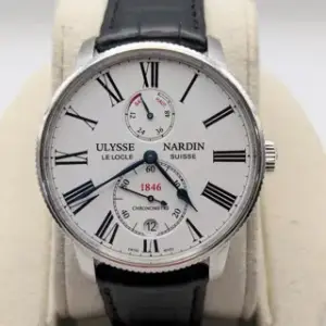 Ulysse Nardin Ulysse Nardin Marine 1183-310/40 42mm Stainless steel White