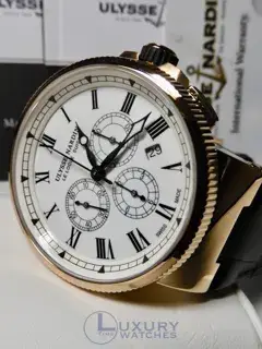 Ulysse Nardin Ulysse Nardin Maxi Marine 1506-150 43mm Rose gold White