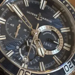 Ulysse Nardin Ulysse Nardin Diver Chronograph 1503-151-3/93 44mm Stainless steel Blue