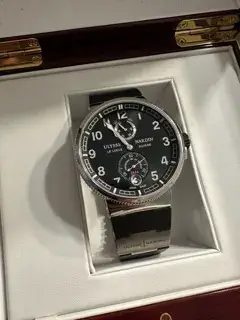 Ulysse Nardin Ulysse Nardin Marine 1183-126-3/62 43mm Stainless steel Black