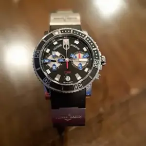 Ulysse Nardin Ulysse Nardin Maxi Marine Diver 8003-102-3/92 42.5mm Stainless steel Black