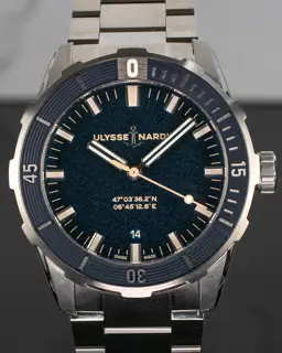 Ulysse Nardin Ulysse Nardin Diver 8163-175-7M/93 42mm Stainless steel Blue