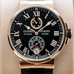 Ulysse Nardin Ulysse Nardin Marine Chronometer Manufacture 1186-126/42 43mm Rose gold Black