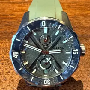 Ulysse Nardin Ulysse Nardin Diver 1183-170-8A/3A 44mm Stainless steel and Composite Green