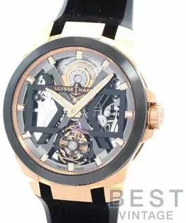 Ulysse Nardin Ulysse Nardin Executive 1725-400/02 45mm Rose gold Black