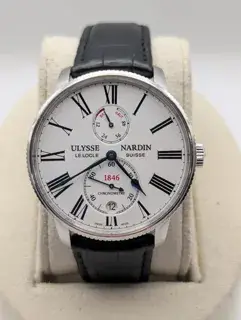 Ulysse Nardin Ulysse Nardin Marine 1183-310/40 42mm Stainless steel White, Price & Market Data