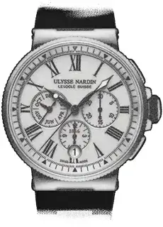 Ulysse Nardin Ulysse Nardin Marine 1533-150-3/40 43mm Stainless steel White