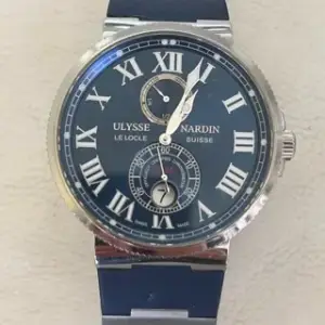 Ulysse Nardin Ulysse Nardin Marine Chronometer 43mm 263-67-3/43 43mm Stainless steel Blue