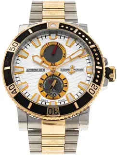 Ulysse Nardin Ulysse Nardin Maxi Marine 265-90/91 45mm Rose gold and Stainless steel Silver
