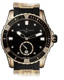 Ulysse Nardin Ulysse Nardin Diver 3202-190-3C/12.12 40mm Rose gold Black