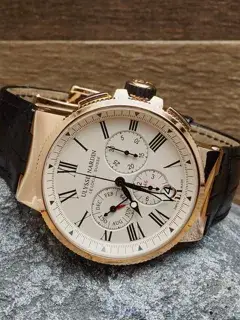 Ulysse Nardin Ulysse Nardin Maxi Marine 1532-150/40 43mm Rose gold White