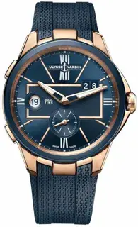 Ulysse Nardin Ulysse Nardin Executive 242-20-3/43 42mm Rose gold Blue