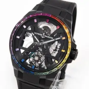 Ulysse Nardin Ulysse Nardin Executive 1723-400B1LE-2B-RAIN/1A 45mm Titanium and DLC Black