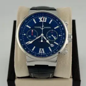 Ulysse Nardin Ulysse Nardin Maxi Marine 353-66-3/323 41mm Stainless steel Blue