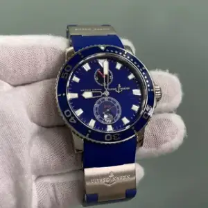 Ulysse Nardin Ulysse Nardin Maxi Marine Diver 260-32-3A 43mm White gold Blue