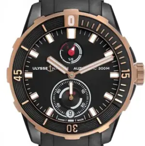 Ulysse Nardin Ulysse Nardin Diver 1185-170-3/BLACK 44mm Rose gold and Titanium Black