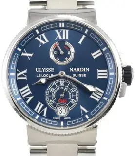 Ulysse Nardin Ulysse Nardin Marine 1183-126-7M/43 43mm Stainless steel Blue