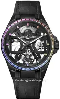 Ulysse Nardin Ulysse Nardin Executive 1723-400B1LE-2B-RAIN/1A 13mm Titanium and DLC Black
