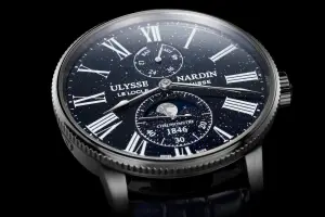 Ulysse Nardin Marine Torpilleur Moonphase Aventurine