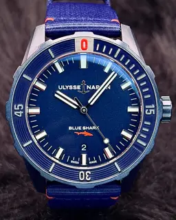 Ulysse Nardin Ulysse Nardin Diver 8163-175/93-BLUESHARK 42mm Stainless steel Blue