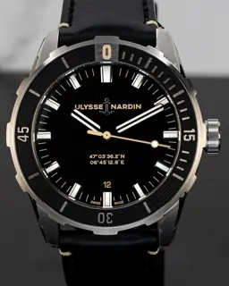 Ulysse Nardin Ulysse Nardin Diver 8163-175/92 42mm Stainless steel Black, Price & Market Data