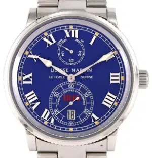 Ulysse Nardin Ulysse Nardin Marine 263-22 38mm Stainless steel Blue