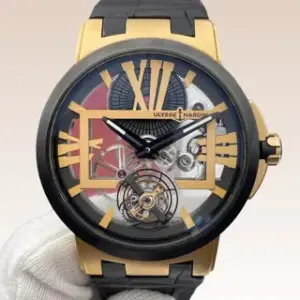 Ulysse Nardin Ulysse Nardin Executive 1712-139 45mm Rose gold Skeletonized