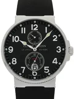 Ulysse Nardin Ulysse Nardin Maxi Marine 263-66-3/62 40mm Titanium and Stainless steel and Rubber Black