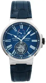 Ulysse Nardin Ulysse Nardin Marine Tourbillon 1283-181/E3 43mm Stainless steel Blue