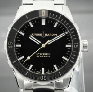 Ulysse Nardin Ulysse Nardin Diver 8163-175-7M/92 42mm Stainless steel Black