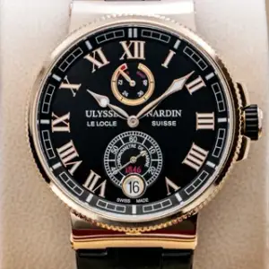 Ulysse Nardin Ulysse Nardin Marine Chronometer 1186-126/42 43mm Rose gold Black