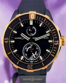 Ulysse Nardin Ulysse Nardin Diver 1185-170-3/BLUE 44mm Rose gold and Titanium Blue