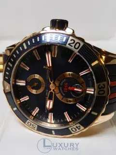 Ulysse Nardin Ulysse Nardin Maxi Marine 266-10/93 44mm Rose gold Blue