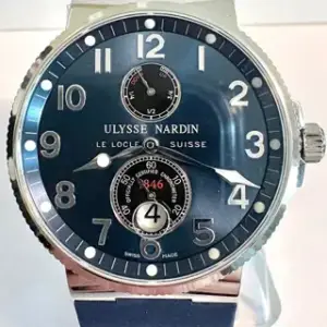 Ulysse Nardin Ulysse Nardin Marine Chronometer 41mm 265-66 41mm Stainless steel Blue