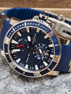 Ulysse Nardin Ulysse Nardin Maxi Marine 263-91LE-3 45mm Titanium Blue