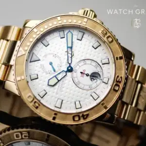 Ulysse Nardin Ulysse Nardin Maxi Marine Diver 266-33-8/90 43mm Rose gold Silver