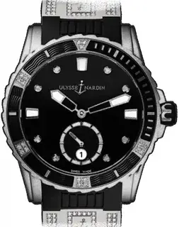 Ulysse Nardin Ulysse Nardin Diver 3203-190-3C/12.12 40mm Stainless steel Black
