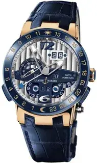 Ulysse Nardin Ulysse Nardin Executive 326-00-3 43mm Rose gold Blue and Gray