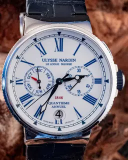 Ulysse Nardin Ulysse Nardin Marine 1533-150/E0 43mm Stainless steel White