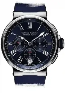 Ulysse Nardin Ulysse Nardin Marine 1533-150-3/43 43mm Stainless steel Blue