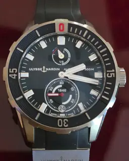 Ulysse Nardin Ulysse Nardin Diver 1183-170/93 44mm Titanium Blue