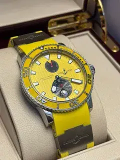 Ulysse Nardin Ulysse Nardin Maxi Marine Diver 42mm Stainless steel Yellow