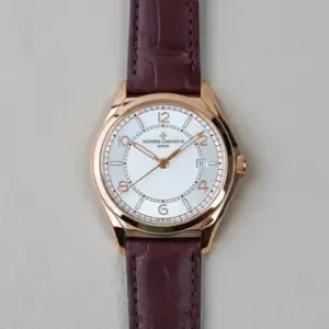 Vacheron Constantin Vacheron Constantin Fiftysix 4600E/000R-B441 30mm Rose gold Silver