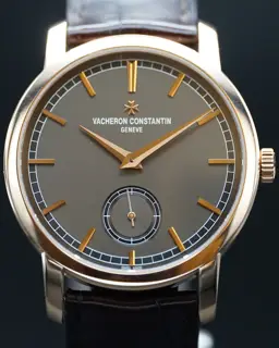 Vacheron Constantin Vacheron Constantin Traditionnelle 82172/000R-B402 38mm Rose gold Gray