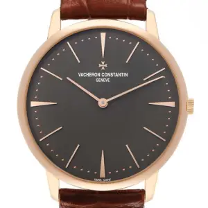 Vacheron Constantin Vacheron Constantin PatrimonyGrand Taille Rose Gold Mens Watch 81180/000R-9162 Papers